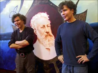 Les animateurs Igor et Grishka Bogdanoff...