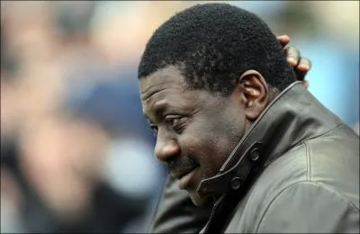 L'ancien prsident de l'Olympique de Marseille Pape Diouf...