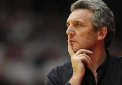 L'entraneur de l'quipe de France de handball Claude Onesta...