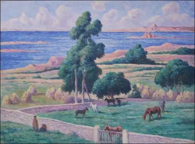 Qui a peint  L'le  bois, Kermouster, Lzardrieux  ?