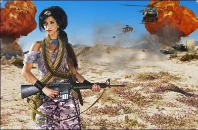 Son mari de sultan Aladin tant captur, il a bien fallu prendre les armes pour dfendre le sultanat. Dure preuve pour...