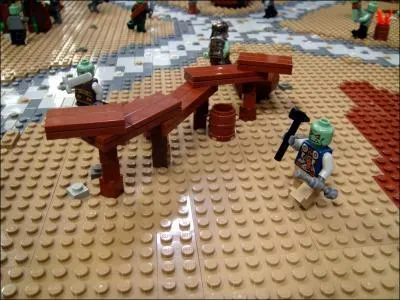 Durant ce combat, un combattant, le Prince Elfe de la fort noire, fait des merveilles avec son arc ...