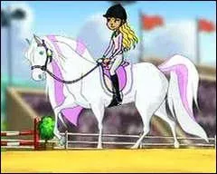 Qui est cette jolie fille qui monte un si beau cheval ?