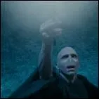 Sur qui Voldemort pointe-t-il sa baguette ?