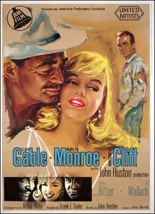 Film d'une modernit tonnante pour l'poque, tourn par John Huston en 1960 avec Clark Gable et Montgomery Clift ... .