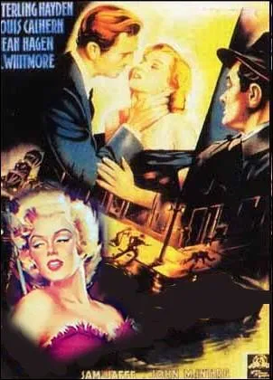 Film ralis par John Huston en 1950. Marilyn y joue le personnage d'une jeune matresse d'un avocat mari et vreux ... .
