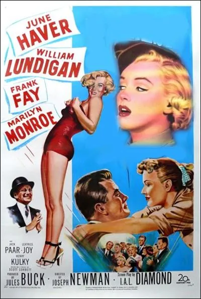 Film de Joseph Newman ralis en 1951. Petit rle dans ce film o elle n'apparat qu' la 30 ime minute ... .