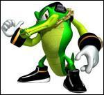 C'est un crocodile, il est dtective et fait partie de la Chaotix. Connaissez-vous son nom ?