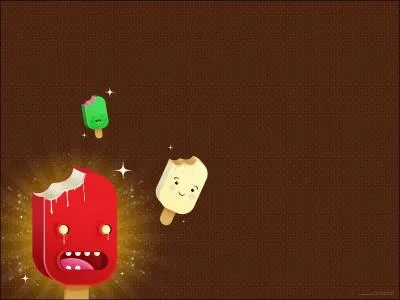 Oh des glaces ! De quelle couleur est la glace qui bave ?