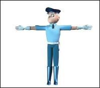 Si vous vous retrouvez face  un policier positionn comme celui-ci, cela signifie que...