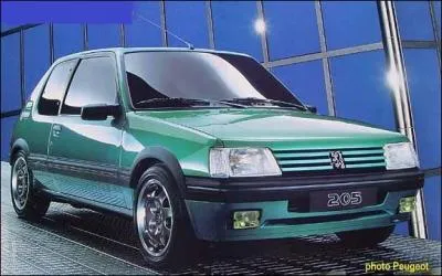 Quelle est cette srie limite de la Peugeot 205 ?