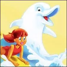 Certains se souviennent de la publicit pour le fameux chocolat blanc... Comment s'appelle le dauphin de ce dessin anim ?