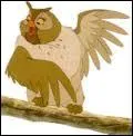 Dans quel dessin anim peut-on voir ce hibou ?