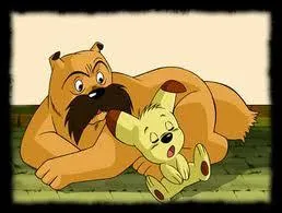 Quel dessin anim raconte les aventures de ces deux chiens errants ?