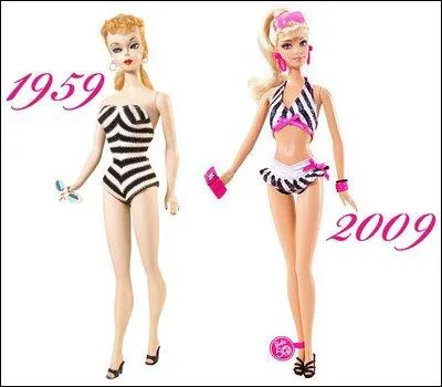 La célèbre poupée...