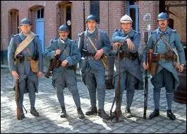 Soldats Franais de la Premire Guerre Mondiale.