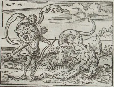 Dragon qui fut occis par la divinit olympienne Apollon aprs un rude combat. Qui est-ce ?