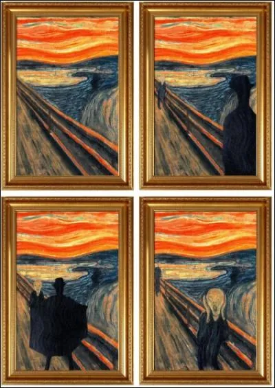 Maintenant vous savez pourquoi, ce personnage crie. Le cri est une oeuvre de