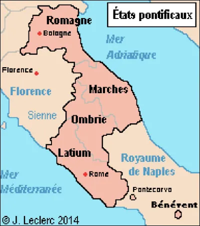 En 754, en remerciement de la légitimation de son coup d'Etat, Pépin le Bref offre au Saint-Siège des territoires conquis aux Lombards. C'est la "donation de Pépin" à l'origine de la création des Etats pontificaux. Quel traité officialise cette donation ?
