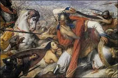 Quel Emir, commandant en chef des Sarrazins, a été tué lors de l'affrontement ?