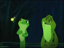 Comment s'appelle la luciole qui devient l'ami de Tiana et Naveen transforms en grenouille ?
