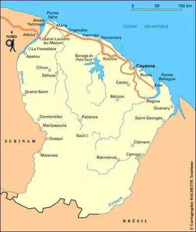 Qui a reu le plus de voix  la Guyane ?