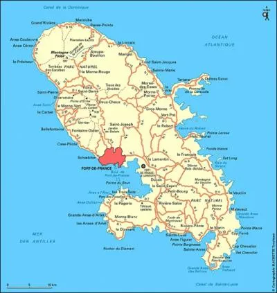 Quel est le candidat  avoir reu le plus de voix  la Martinique ?