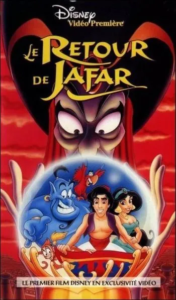 Dans  Le retour de Jafar , quel mchant personnage bascule du ct des gentils en sauvant la vie d'Aladdin ?