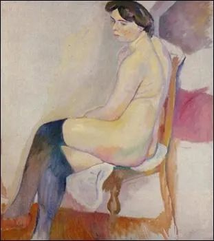 Nu assis aux chaussettes noires, 1906