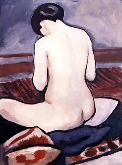 Nu assis sur des coussins, 1911