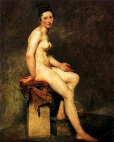 Nu assis, Mademoiselle Rose, 1820