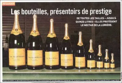 En nologie, une bouteille contenant 1, 5 l s'appelle un magnum celle de 4, 5 l un rhoboam. Quelle est donc la contenance d'un jroboam ?