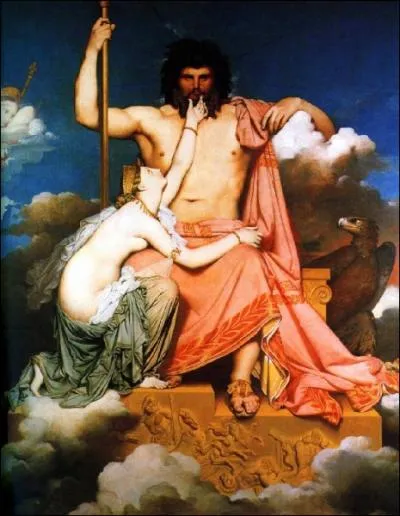 Qui a peint ce tableau de Thtis et Jupiter ?