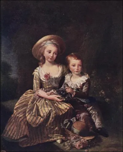 Portrait des deux ains de Marie-Antoinette