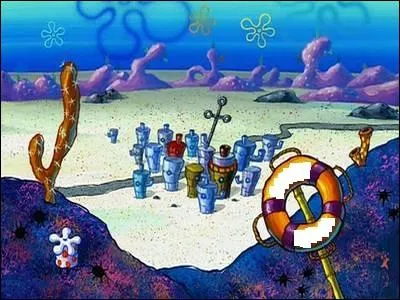 Dans quelle ville se droule majoritairement l'action de la srie Bob l'ponge ?