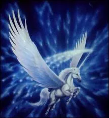 Je suis n du sang de Mduse, lorsque Perse lui tranche la tte. Je possde une paire d'ailes, ce qui me rend unique. Bellrophon parvient  me dompter. Je suis :