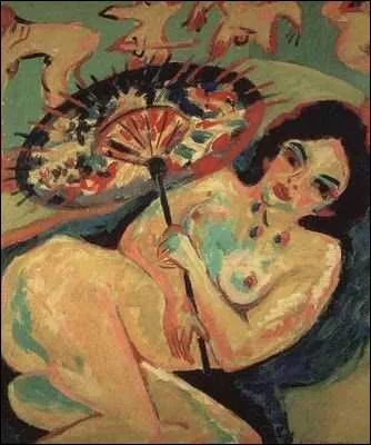 Femme au parasol japonais