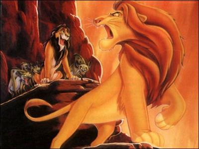 Dans le Roi Lion, combien de hynes se lancent  la poursuite de Simba et Nala ?