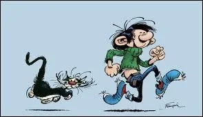 Gaston adore les animaux (qu'il amne souvent au bureau), mais comment s'appelle son chat ?