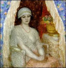 Qui a peint  Rideaux bleus  ?