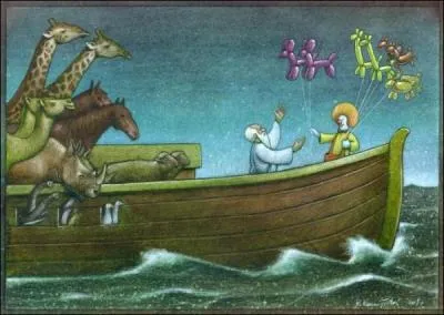 Combien y a-t-il d'lphants sur l'arche de No ?