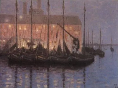 La sucrerie au crpuscule, 1917