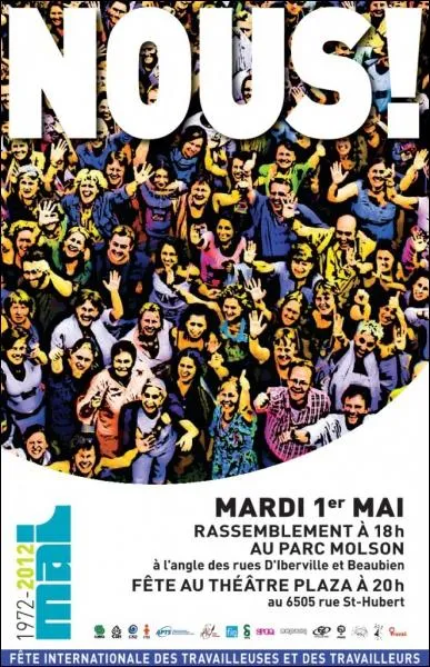 Qu'y a-t-il de particulier  l'occasion du 1er mai 2012 ?
