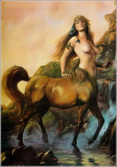 Dans la mythologie grecque, comment appelle-t-on cette crature au corps de cheval et au buste humain ?