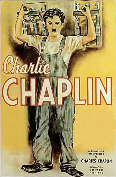 Ce film muet de 1936, dpeint la vie d'un ouvrier, employ sur une chane de production, un portrait peu flatteur de la nouvelle socit industrielle :