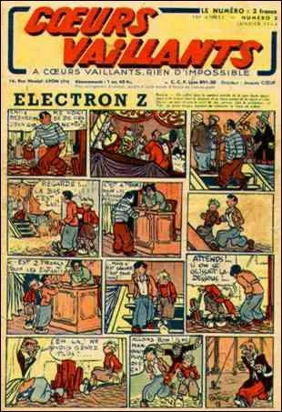 Le magazine,  Coeurs Vaillants  a t le 1er  publier en France les Aventures de Tintin et Milou. Cette publication, destine, aux garons avait son pendant rserv aux filles qui s'appelait...