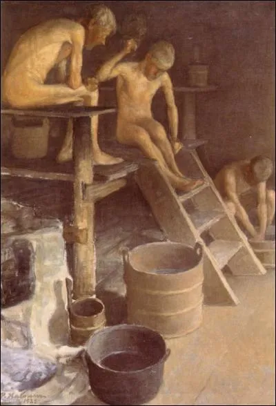 Dans le Sauna, 1925