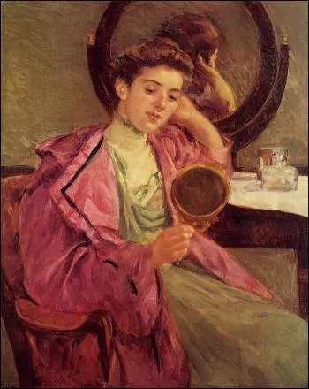 Femme  sa toilette