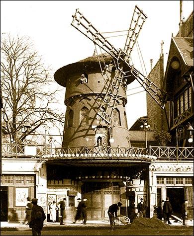 Au cours de quelle priode historique le Moulin Rouge est-il construit ?