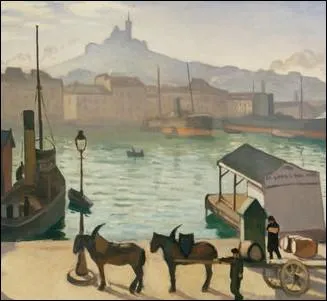 Qui a peint   Marseille, le vieux port   en 1917 ?